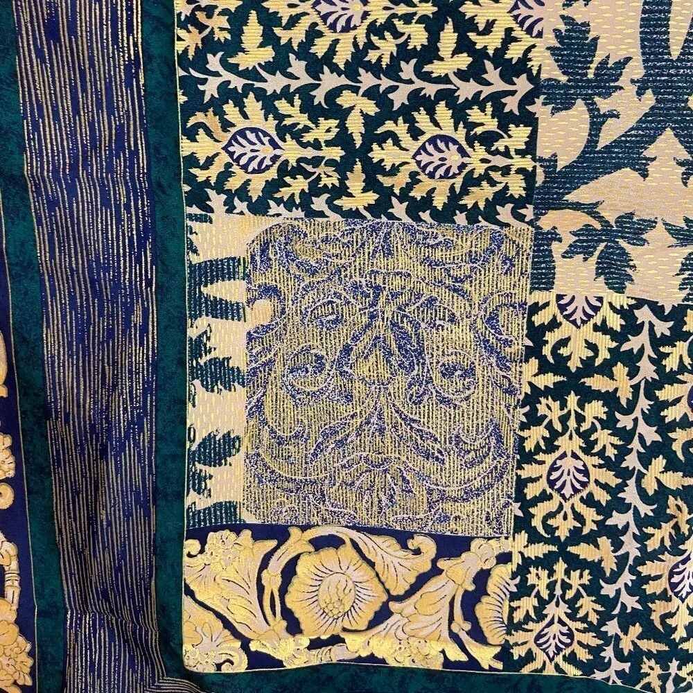 Vintage Liz Claiborne Square Scarf Silk